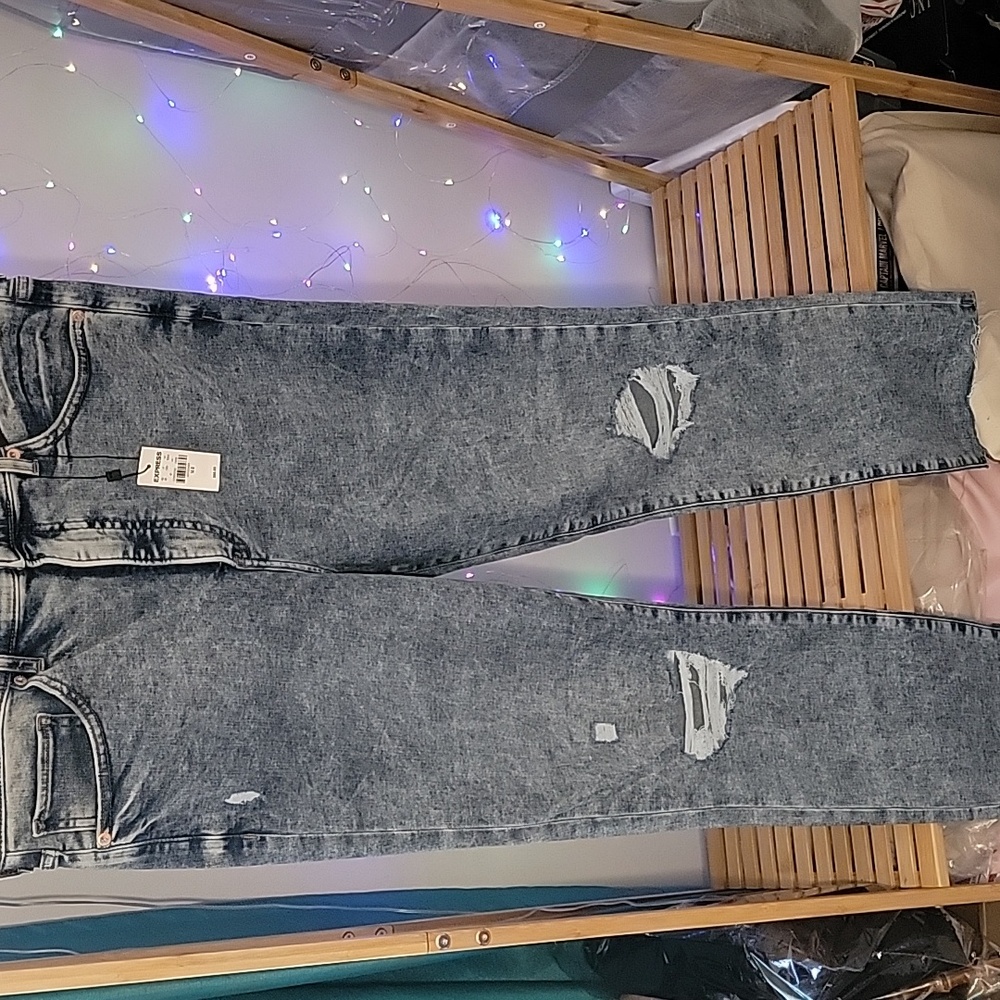 Express Slim Super High Rise Jens - Picture 3 of 9